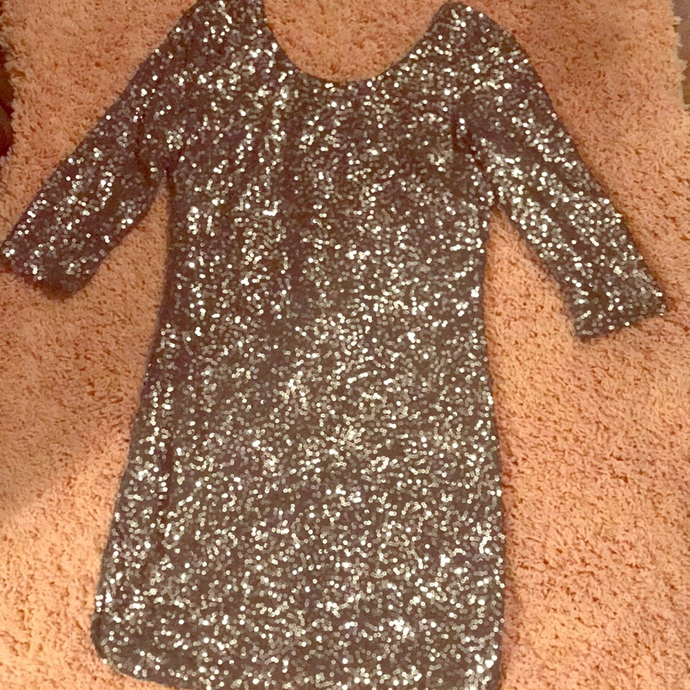 LC Lauren Conrad Sequined Cocktail Dress